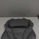 Bath Pillow RUVINCE Ergonomic Luxury Bathtub Pillow with Head,Neck, Shoulder and Back Support, 4D Bath Pillows for tub with 6 Powerful Suction Cups, Fits All Bathtub (Grey)