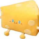 Cheese Stuffed Toys - Food Bread Plush Pillow - Home Decoration Christmas Birthday Gift for Kids Boys Girls (Small)