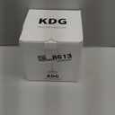 KDG Cordless LED Table Lamp, Portables Fabric Shade Desk Lamps, 4000mAh Rechargeable Battery Powered Lighting, Dimmable Light for Dining Room, Bedroom, Bedside, Night Light, Balcony (Black)