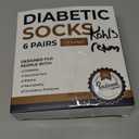 Pembrook® Ankle Diabetic Socks for Men & Women | 6 Pairs | Black, White, Blue, Light Blue, Pink, Purple | Mens Diabetic Socks | Diabetic Sock for Men 9-12 | Ankle Neuropathy Socks for Men 