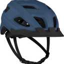 Retrospec Lennon Adult Bike Helmet with LED Safety Light Adjustable Dial & Removable Visor - Adjustable Bicycle Cycling Helmet for Men & Women