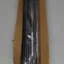Thestoa Curtain Rods for Windows 46-78 Inch, 5/8"Black Curtain Rods, Stainless Steel Heavy Duty Curtain Rods for Bedroom, Living Room, Outdoor Curtain Rod Black
