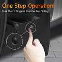 2025 Tesla New Model Y Juniper Accessories - Mud Flaps [No Drilling Required] All-Weather Mud Guard Body Kits for Model Y Juniper 2025-2026, Black (Set of 4)