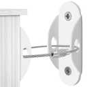 4our Kiddies 10 Pack Furniture Anchors for Baby Proofing, Anti Tip Furniture Wall Anchors, Secure 400 Pounds Cabinet, Bookcase, Dresser to Wall, Earthquake Furniture Straps for Child Safety (White)