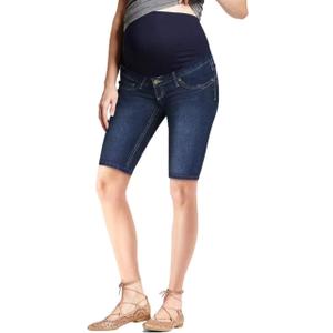 Hybrid & Company Women Super Comfy Stretch Maternity Bermuda Short (Medium)