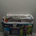 GARDENA (20500) Retractable Garden Hose Reel 50' x 1/2" hose, Wall Mounted, Automatic Retraction & Length Lock for Easy Watering. Heavy Duty Swivel Bracket 180, Includes Nozzle. Made in Europe