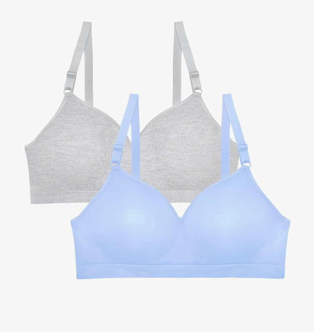 Fruit of the Loom Women's Seamless Wire-Free Push-Up Bra – Soft, Comfortable & Supportive
34B