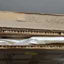 Gold Vanity Mirror with Lights - Smart Touch Dimming, 3-Color Lighting, 360 Rotatable Desktop Makeup Mirror for Desk, 22"x17"