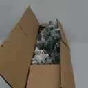 6 ft. White Unlit Light Type Flocked Classic Pencil Artificial Christmas Tree with 500 Tips