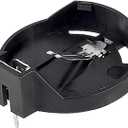 10pcs CR2032 Battery Holder, Coin Cell Button Socket Case, 2 Pin Solder Mounting Lead