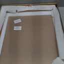 ArtXO 18"x24" Picture Frame Wooden, Display Pictures 16"x20" with Mat or 18"x24" Without Mat, Gold Bamboo Poster Frames,Hanging Photo Frame Wall (Gold03(wide:17.5mm)(with Mat,Plexiglass,Back))