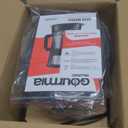 Gourmia 12 Cup One-Touch Coffee Maker  Pause and Serve with Automatic Keep Warm, Easy View Water Window, Compact Design, Stainless Steel Accents, Black