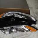 Headlights Assembly Compatible with 2013-2016 FORD FUSION 2th Gen Pre-Facelift,Projector Headlamp OEM Replacement,1x Pair 2013 2014 2015 2016 Driver and Passenger Side OE Style (Chrome)