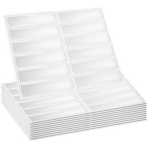 10 Sheets Tile Peel and Stick Backsplash 11.43 x 9 3D Wall Kitchen Stick on Tiles for Kitchen Marble Tiles (White)