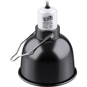 Reptile Light Fixture, 5.5'' Standard Dome for Reptile Basking Bulb Light/Heat Lamp/Ceramic Heat Emitter, 5.5 Inch Light Dome