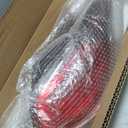Passenger Side 2018 Forte Tail Lights Compatible with 2017 2018 Kia Forte EX, LX, S, SX Tail Lamp Rear Lights Brake Lamp with Bulbs Replace 92402-F20000 Passenger Right Side