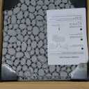 Rovibek 12PCS Plastic Interlocking Deck Tiles, 12"x12" Plastic Deck Tiles Outdoor All Weather, Non-Slip Drainage Plastic Floor Tiles, Waterproof Tile for Patio Bathroom Balcony Backyard, Pebble Gray