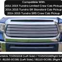 Replacement For Toyota 2014 2015 Tundra Headlight Assembly SR SR5 Limited Halogen without Bulb Left/Driver Side DOT TO2502218, 81150-0C081