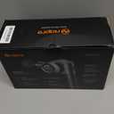 NAPRE Massage Gun with Heat and Cold Head,Deep Tissue Handheld Percussion Back Massager for Muscle/Neck/Body Pain Relief with Long Extension Retractable Handle,32-Speeds,Foldable,5 Adjustable Angles, Black-heat and Cold