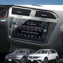 Car Screen Protector for 2018-2024 2025 Volkswagen Tiguan& Jetta& 2025+Taos Accessories Navigation Touchscreen Protector Film Tempered Glass 8''