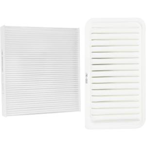 88568-02020 17801-22020 Engine Filter & Cabin Air Filter Combo Set for 2004 Toyota Corolla CE Sedan 4-Door 1.8L 1794CC l4 GAS DOHC Naturally Aspirated