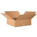 BOX USA 24x24x8 Flat Corrugated Boxes, Flat, 24L x 24W x 8H, Pack of 10 | Shipping, Packaging, Moving, Storage Box for Home or Business, Strong Wholesale Bulk Boxes
