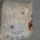 Admitrack Burrito Tortilla Blanket 47in, Double Sided Super Soft Flannel Throw, Gag Novelty Tortilla White Elephant Gift for Christmas Adults Kids Couples Parties (Beige)