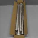 Thestoa Brushed Nickel Shower Curtain Rod Adjustable 43-66 inch, 1"Diameter Spring Tension Curtain Rod No Drill, Anti-Rust Non-Slip Shower Rod for Bathroom Tension Rod