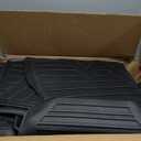 Powerty Floor Mat for Toyota RAV4 2019-2025, All Weather Cargo Mat Trunk Mat Liner with Backrest Mat Replacement for 2019-2025 Toyota RAV4 Accessories (Trunk Mat+Backrest Mat+Floor Mat)