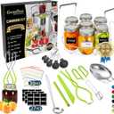 Canning Supplies Starter Kit with Canning Rack,Canning Kit for Beginners (Neon Green)
