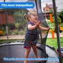 UNIFAMILY 12PCS Rubber Trampoline Pole Covers, 1.26 Inch Diameter Trampoline Replacement Poles, Protective Trampoline Pole Rubber Sleeves for Safe Protection Trampoline Accessories