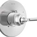 Delta Saylor 14 Series Single-Function Valve Trim Kit, Chrome Handle Set for Shower Faucet System, Chrome T14035 (Valve Not Included)