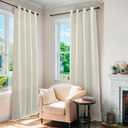 Beige Curtains 2 Pack 113" x 94"