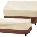 loriano Patio Furniture Cover Set, 4 Piece Outdoor Furniture Cover Waterproof, 600D Heavy Duty Lawn Patio Set Covers