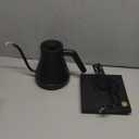 INTASTING Electric Kettles, Gooseneck Electric Kettle, 1 Temperature Control, Stainless Steel Inner, Quick Heating, for Pour Over Coffee, Brew Tea, Boil Hot Water, 0.9L Black