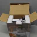 binROC Cordless Electric Hand Mixer, 12-Speed Rechargeable Handheld Mixer with Eject Button, 6 Stainless Steel Attachments, Snap-On Storage Case, LED, Self-Stand for Baking, Cake, Dough, Egg (White)