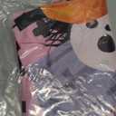 Mocsicka Halloween Boo Backdrop Cute Spooky Ghost Pumpkin Trick or Treat Background Pink Little Boo Girl Baby Shower or Birthday Party Cake Table Decoration Banner Photo Booth Props (7x5ft)