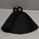 JaGely Sauna Hat for Men Women Wool Sauna Hat Vaporarium Cap Russian Banya Cap for Bath House Accessories (Black)