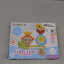 G-WACK Bath Toys for Toddlers Age 1 2 3 Year Old Girl Boy, Preschool New Born Baby Bathtub Water Toys, Durable Interactive Multicolored Infant Toy, Lovely Monkey Caterpillar, 2 Strong Suction Cups