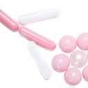 5 x STARBOLO Ball Pit Balls for Kids -Pack of 150 200 500 Colorful Ball Pit Balls Crush Proof Plastic Toy Balls for Toddlers Ball Pit, Ball Pit Play Tent, Baby Pool Water Toys (120, Pink/White/Pearl Pink/Pearl White)