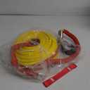 Synthetic Winch Rope 1/2" x 92'-25000 lbs Winch Line with Protective Sleeve,Forged Winch Hook,Safety Pull Strap go for 4WD Road Vehicle Truck SUV ATV UTVYellow