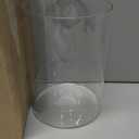 Ziisee Floor Lamps for Living Room - Industrial Standing Lamp with Glass Shade, Modern Gold Floor Lamp with LED Bulbs, Farmhouse Floor Lamp for Bedroom, Tall Lamp for Office - Gold, No Stand Just Glass Cover