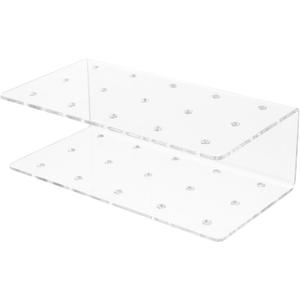 Acrylic Lollipop Display Rack 15-hole Candy Stand White Multi-purpose Lollipop Holder for Party, Retail, and Store Use