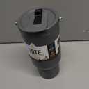 Manna Tote Insulated Stainless Steel Tumbler with Dual Lid Function - 32 Oz - Gray Leather