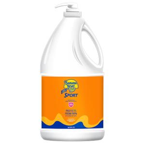 Banana Boat Sport Ultra SPF 50 Sunscreen Lotion, 128oz | Banana Boat Sunscreen SPF 50 Lotion, Oxybenzone-Free, (128 Fl Oz) (Pack of 1)