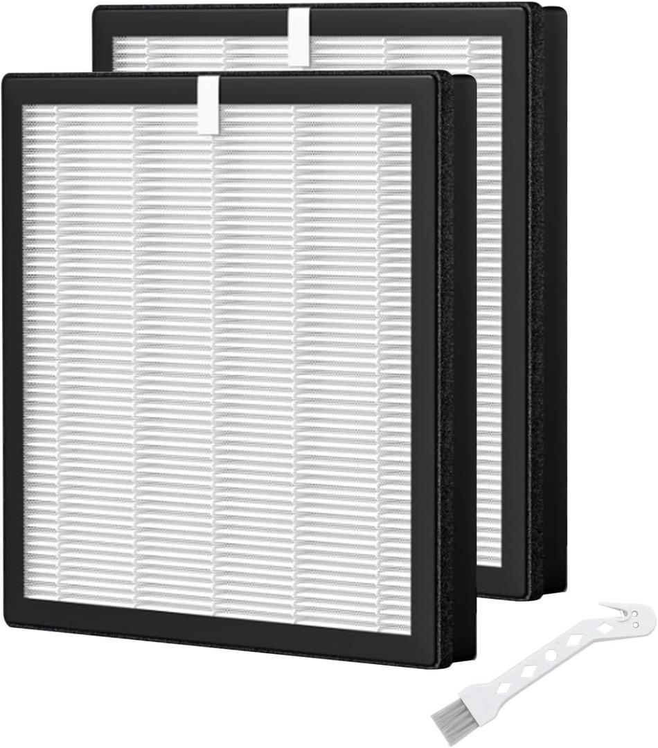 Asrhine 2 Pack G3 Replacement Filter for AMEIFU G3 Sferf-30 (FXAP2W) Compatible with VEWIOR A3, for Tailulu HQZZ-260, 3 in 1 True Filter Activated Carbon Filter and Pre Filter