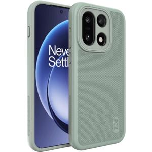 TUDIA MergeGrip [Military Grade] for OnePlus 15 5G Case (2025)  [Drop Tested] Dual Layer Shockproof Slim Rugged Heavy Duty Tough Protective Phone Case Cover (Green Lily) (Basic)