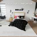 Hello Kitty Bedding Super Soft Cozy Microfiber Reversible Comforter, Queen, (Officially Licensed Product) By Franco Collectibles