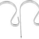 Cabilock 2pcs Christmas Stocking Hooks Iron Hangers for Mantel Decoration Strong Hold for Holiday Stockings Antique Finish for Festive Displays