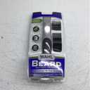 Wahl Groomsman Battery Operated Facial Hair Trimmer for Beard & Mustache Trimming Including Light Detailing and Body Grooming  Model 9906-717V (Silver)